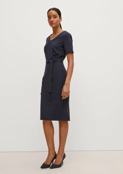 Etuikleid aus Tricotine-Stoff-Comma Discount