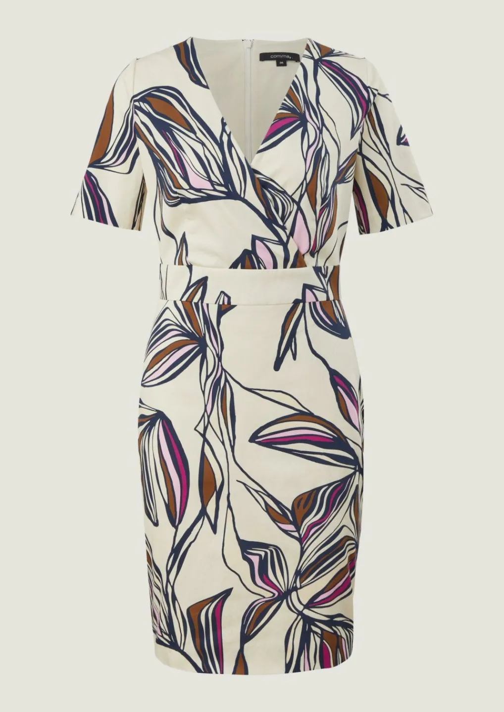 Etuikleid mit floralem Muster-Comma Sale