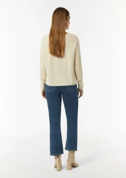 Feinstrickpullover aus Baumwoll-Viskose-Mix-Comma Hot