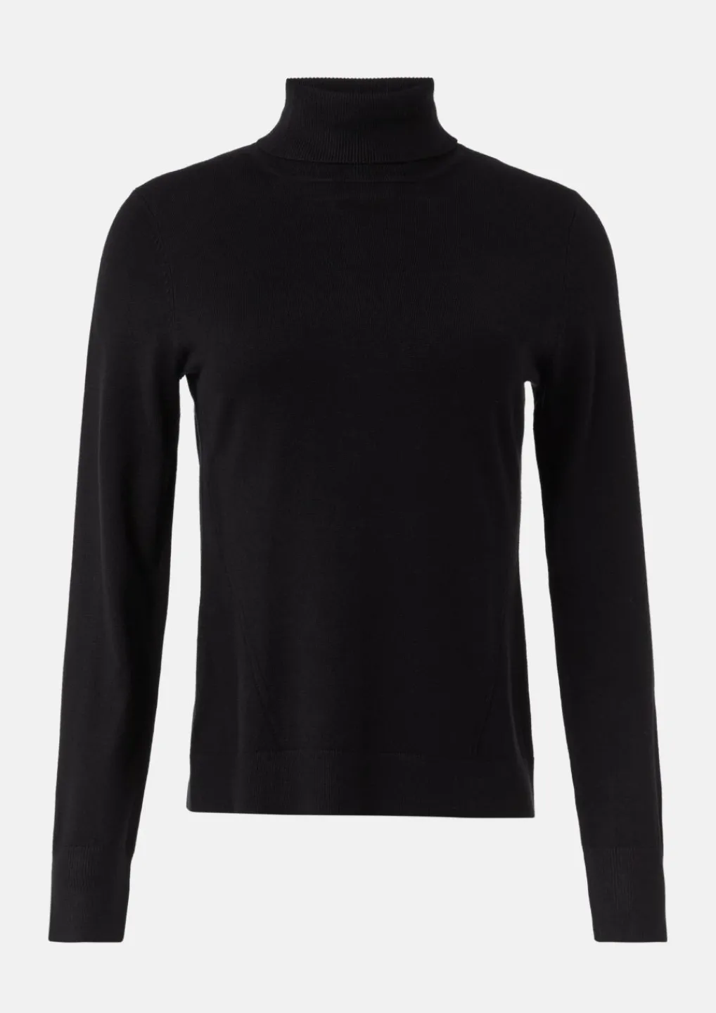 Feinstrickpullover mit Rollkragen und Schlitz am Ärmel-Comma Sale