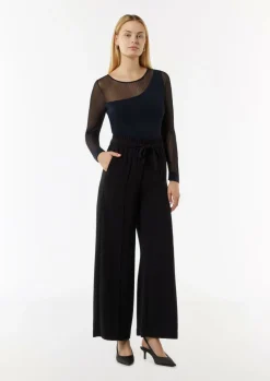 Feinstrickpullover mit Transparenz-Effekt-Comma Sale