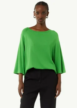 Feinstrickpullover mit weiten Ärmeln-Comma Discount