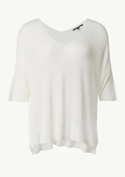 Feinstrick-Shirt aus Viskose-Comma Sale
