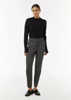 Gemusterte Cigarette-Pants aus Jersey-Comma Discount