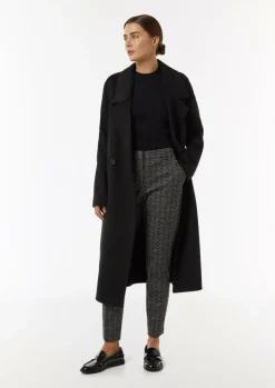 Gemusterte Cigarette-Pants aus Jersey-Comma Discount