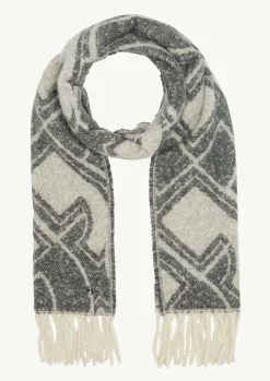 Gemusterter Schal aus Web-Jacquard-Comma Online