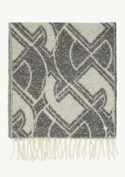 Gemusterter Schal aus Web-Jacquard-Comma Online