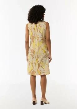 Gemustertes Baumwollkleid im Relaxed Fit-Comma Sale
