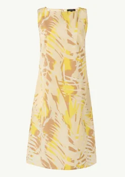 Gemustertes Baumwollkleid im Relaxed Fit-Comma Sale