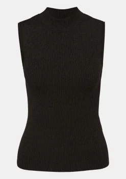 Geripptes Stricktop mit Glitzergarn-Comma Sale