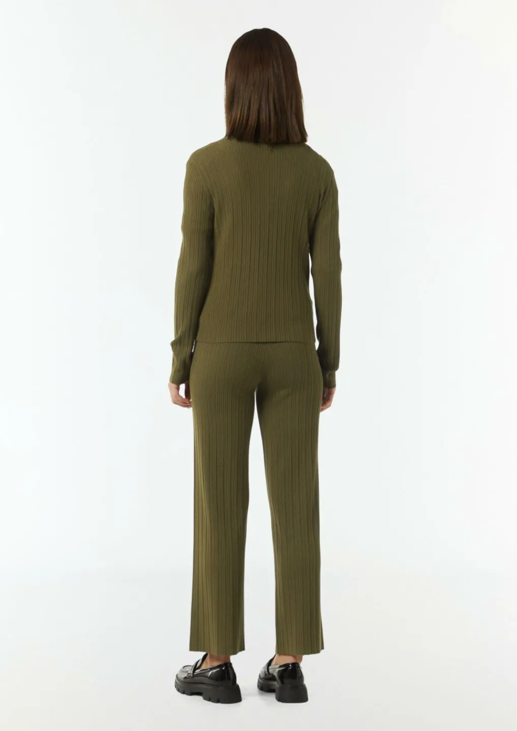 Gerippte Strickjacke im Slim Fit-Comma Outlet