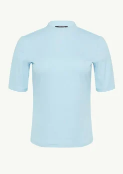 Geripptes T-Shirt im Slim Fit-Comma Clearance