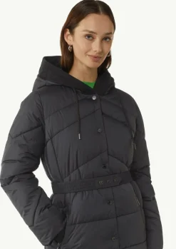 Gesteppte Jacke mit Druckknöpfen-Comma Clearance