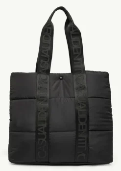 Gesteppter Shopper mit Logo-Details-Comma Sale
