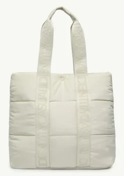 Gesteppter Shopper mit Logo-Details-Comma Online