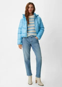 Gestreifter Strickpullover aus Alpakamix-Comma Discount