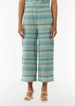 Gestrickte Culotte mit Wide Leg und Elastikbund-Comma Sale
