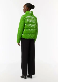 Glänzende Jacke mit Steppung-Comma Best