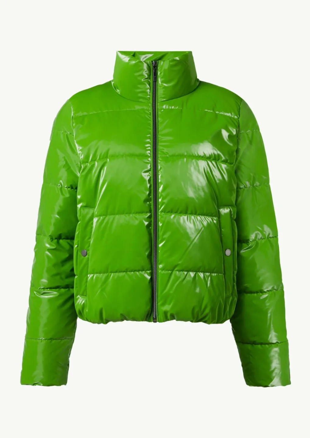 Glänzende Jacke mit Steppung-Comma Best