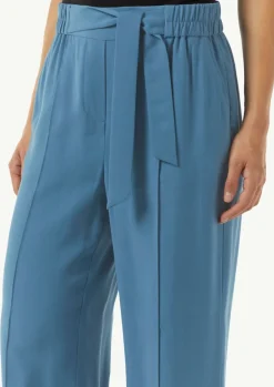 High Waist-Schlupfhose mit Piquestruktur-Comma Outlet