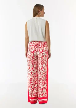 Hose mit All-over-Print-Comma Discount
