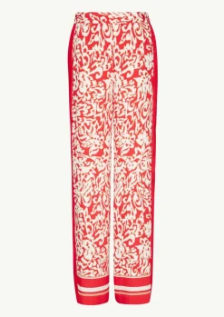 Hose mit All-over-Print-Comma Discount