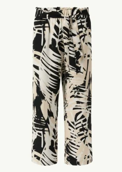 Hose mit Bindeband und Eingrifftaschen-Comma New
