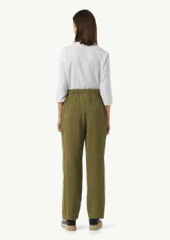Hose mit weitem Bein und Paspeldetail-Comma Best