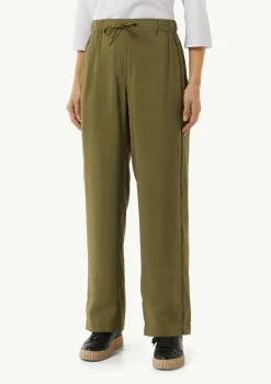 Hose mit weitem Bein und Paspeldetail-Comma Best