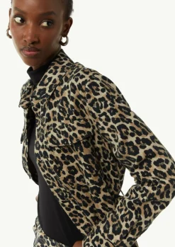 Indoor-Jacke mit Leo-Muster-Comma New