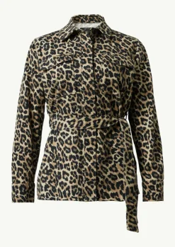 Indoor-Jacke mit Leo-Muster-Comma New