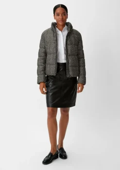 Jacke aus Bouclé mit Glitzergarn-Comma Online