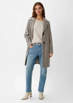 Jacquard-Bluse aus Viskose-Comma Online