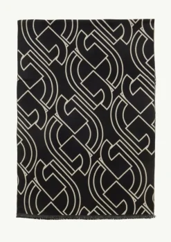 Jacquard-Schal mit Fransen-Comma Outlet
