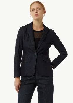 Jeansblazer mit Reverskragen-Comma Online