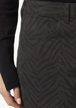Jeans-Hose mit All-over-Print-Comma Online