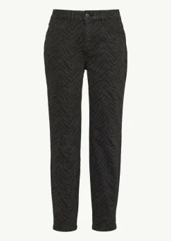 Jeans-Hose mit All-over-Print-Comma Online