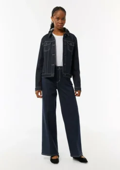 Jeans-Hose mit Wide Leg-Comma Sale