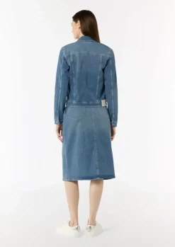 Jeansjacke aus Baumwollmix-Comma Outlet