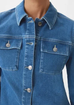 Jeansjacke aus Baumwollmix-Comma Fashion