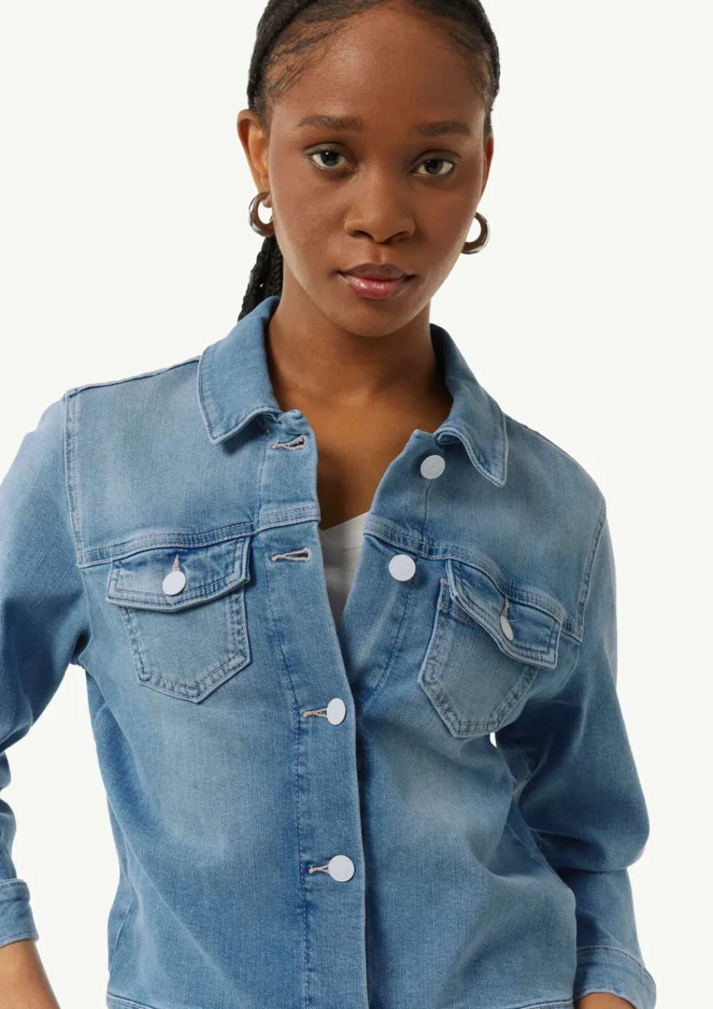 Jeansjacke mit 3/4-Ärmel-Comma Online