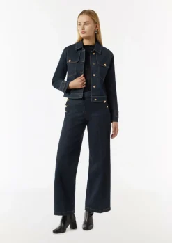 Jeans mit dunkler Waschung-Comma Hot