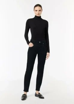 Jeans mit Slim Leg-Comma Discount