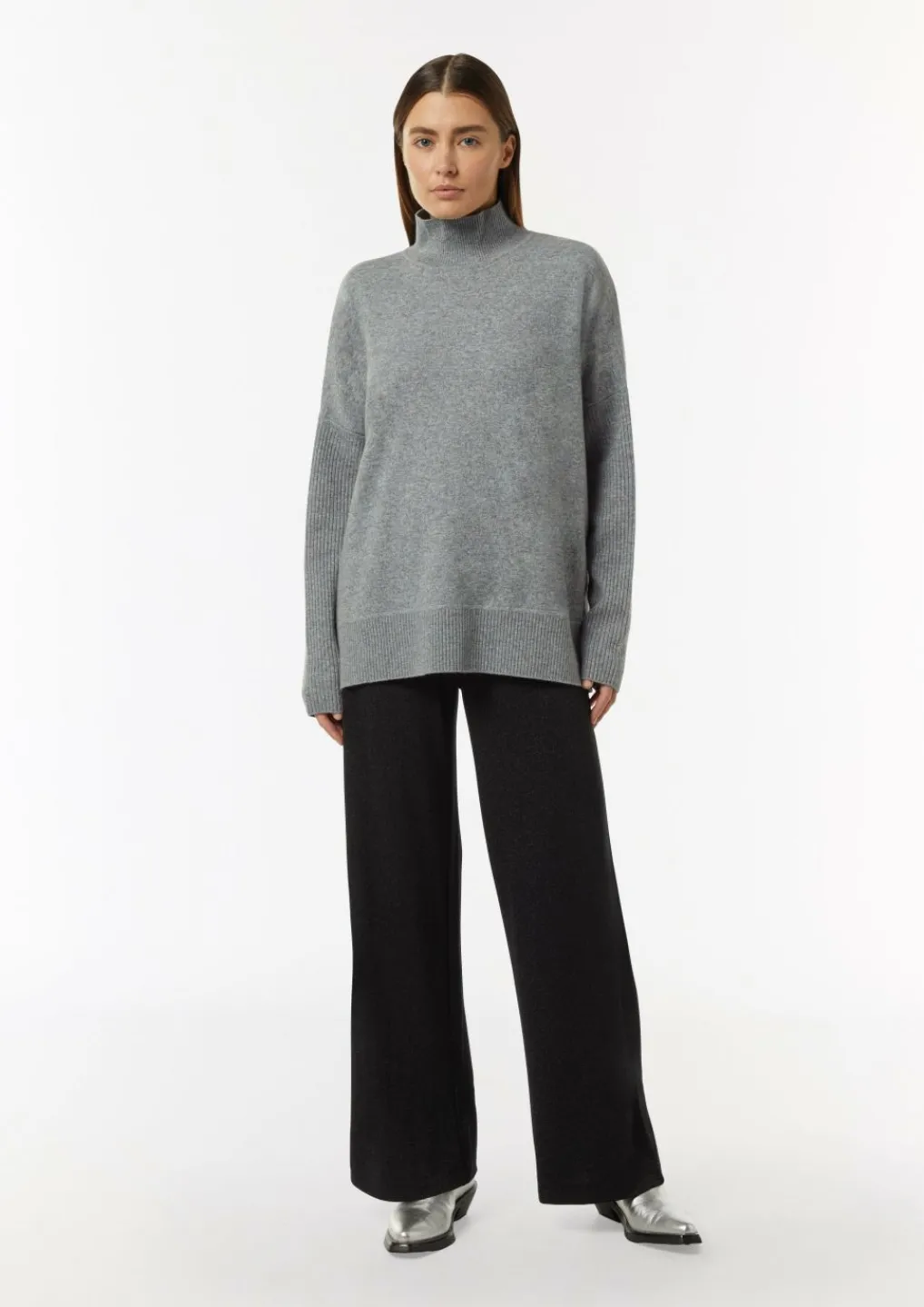 Jersey-Hose aus Viskosemix mit Glitzer-Effekt-Comma Clearance