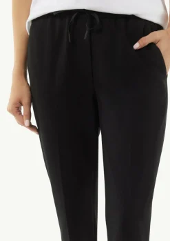 Jersey-Joggpants im Slim Fit mit Bügelfalte-Comma Hot