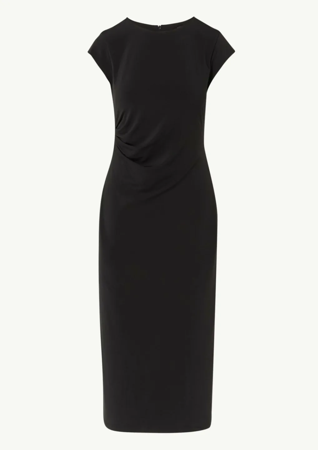Jerseykleid im Slim Fit mit Drapierung und Schlitz-Comma Sale