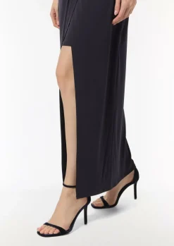 Jersey-Kleid in Wickel-Optik-Comma Clearance