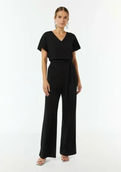 Jersey-Overall mit Taillengürtel im Loose Fit-Comma Best