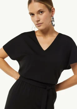 Jersey-Overall mit Taillengürtel im Loose Fit-Comma Best