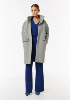 Jersey-Overall mit Taillengürtel im Loose Fit-Comma Online
